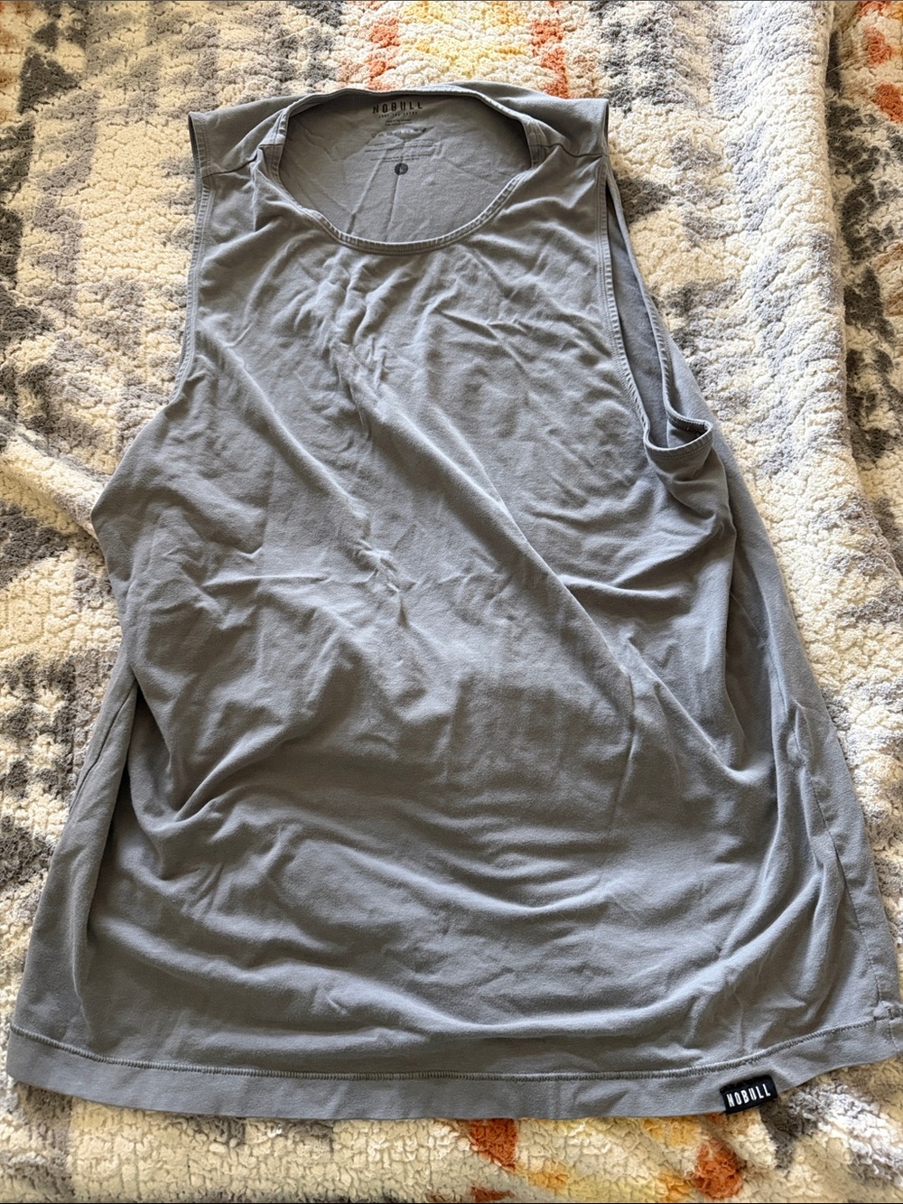 NOBULL Men's Gray Performance Tank Top